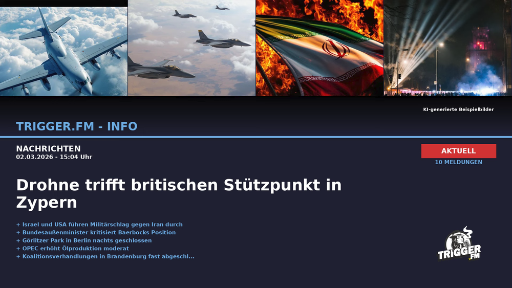 TriggerFM: Nachrichten der Freien Medien vom 02.03.2026 Beitragsbild