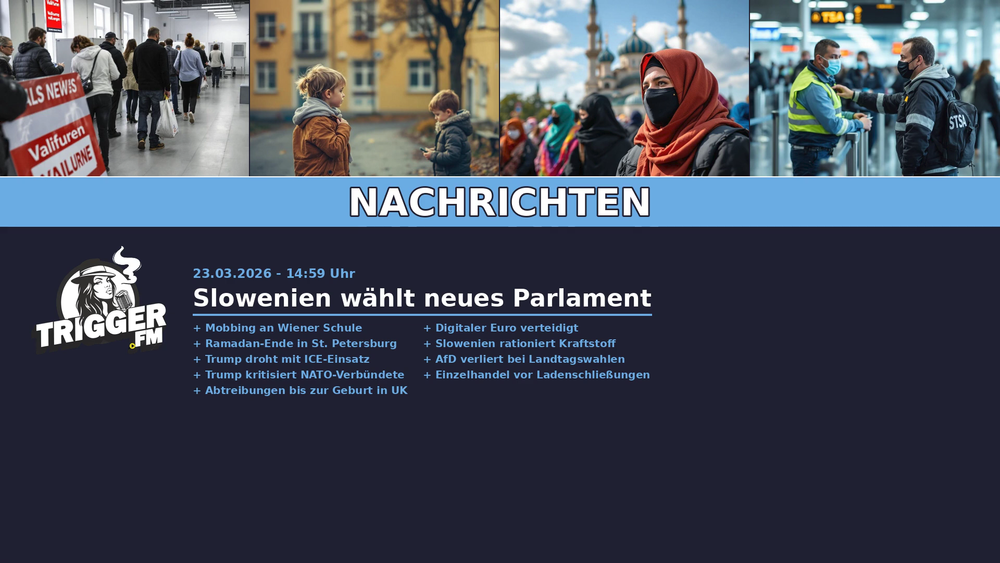 TriggerFM: Nachrichten der Freien Medien vom 23.03.2026 Beitragsbild