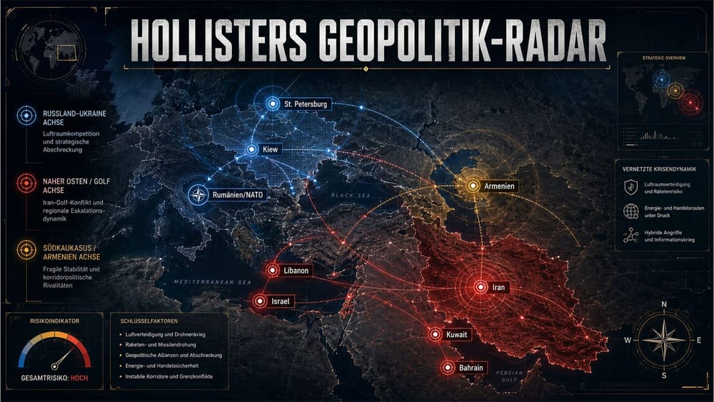 Hollisters Geopolitik-Radar vom 1. – 7. Juni 2026 Beitragsbild