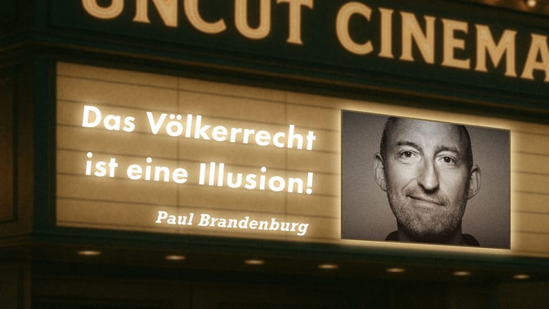 Uncut #52: Heute mit Paul Brandenburg | Das Völkerrecht ist eine Illusion! Beitragsbild
