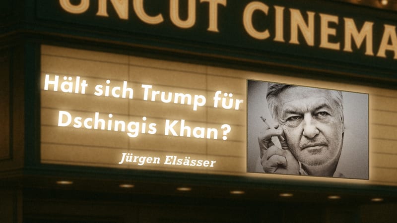 Uncut #65: Heute mit Jürgen Elsässer | Hält sich Trump für Dschingis Khan? Beitragsbild